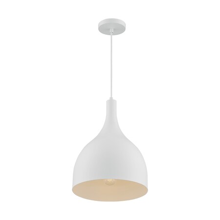 Nuvo Fixture, Pendant, 1-Light, Incandescent, 100W, 120V, A19, Medium Base, Style: Mid-Century Modern 60/7097